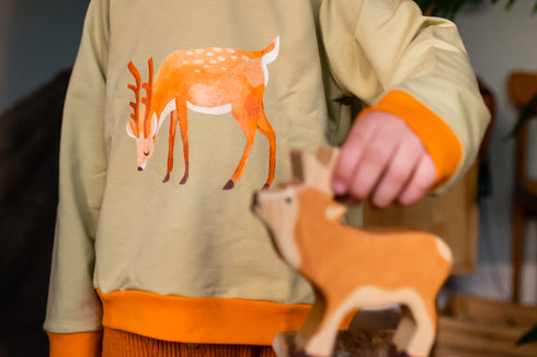Hoodie mit Kapuze mit Print Forest